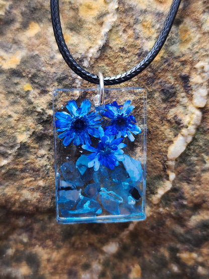 "Clear Blues" Necklace