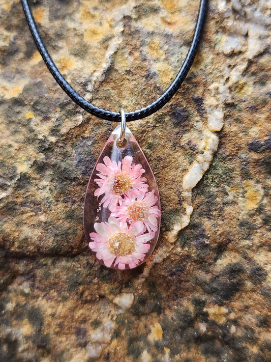 "Pretty in Pink" Teardrop Necklace