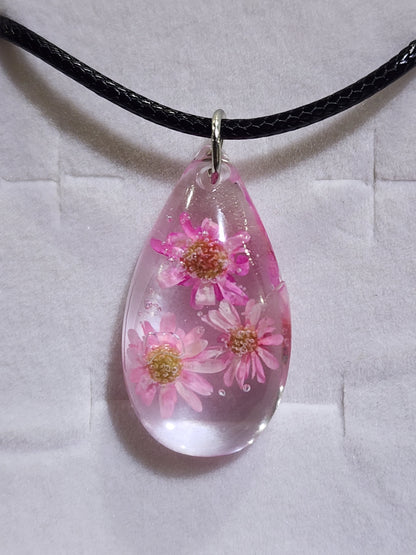 "Pretty in Pink" Teardrop Necklace