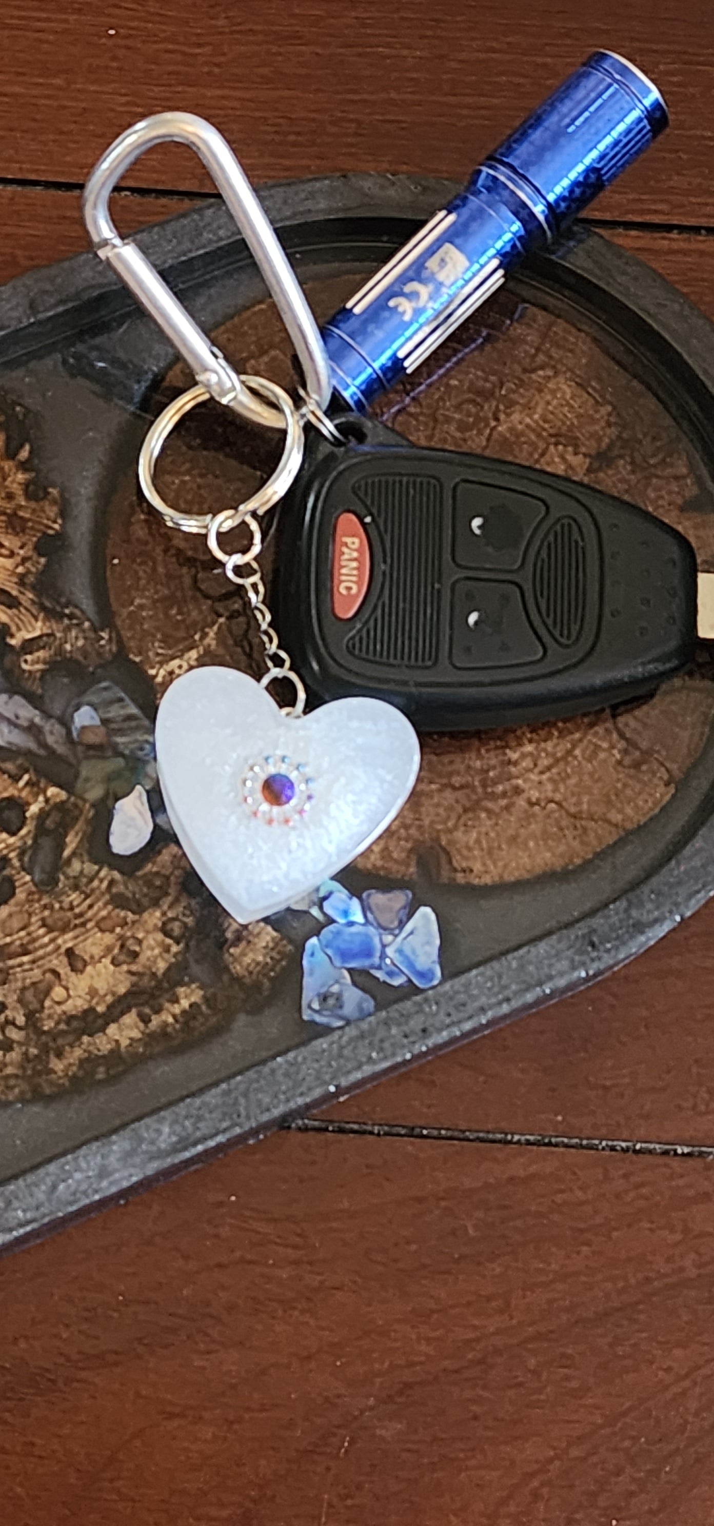 "Crystal Heart" Keychain