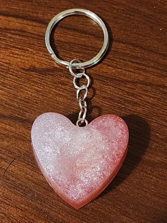 "Icey Heart" Keychain